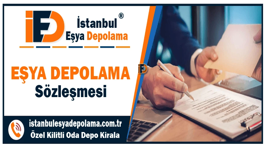 Eşya depolama sözleşmesi İstanbul depo kiralama sözleşmesi örneği